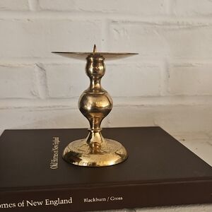 Vintage Brass Gold Candle Holder